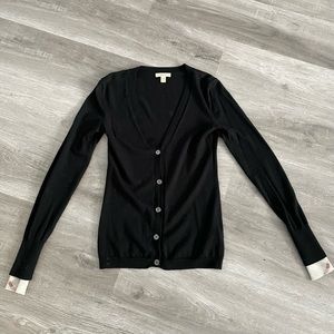 Excellent condition Burberry black cardigan